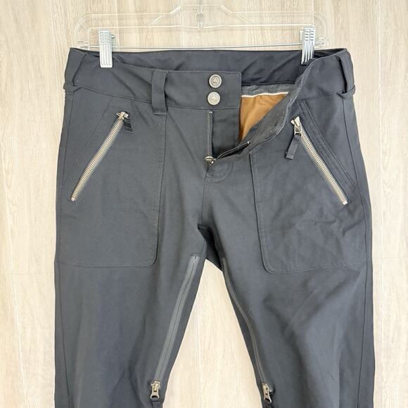 Burton Pants Women Sz S Black Snow/Ski Flare Vented Lined Dry ride Adjustable - Picture 10 of 16